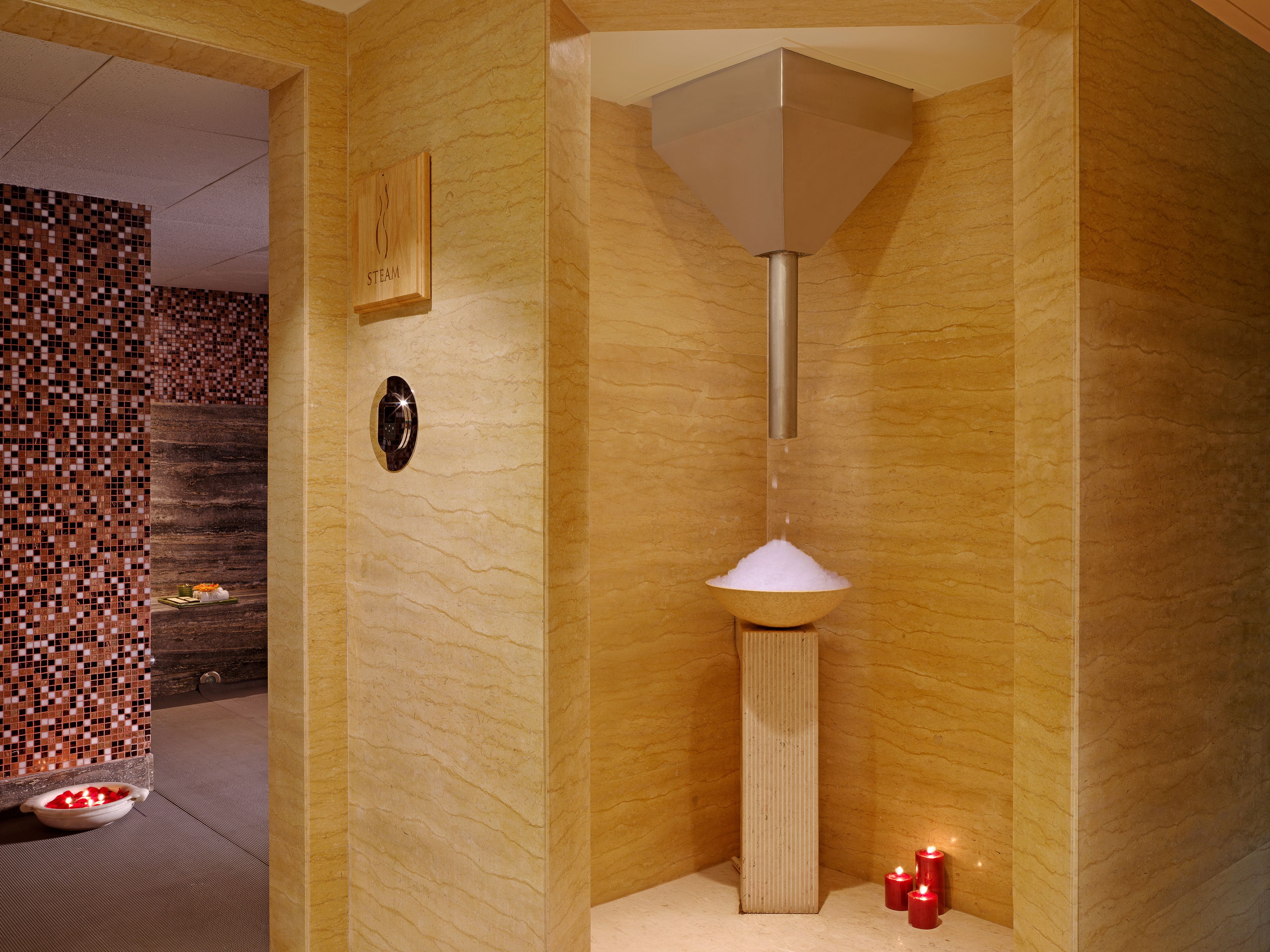 couples treatment room(s), hot tub, steam room, body treatments