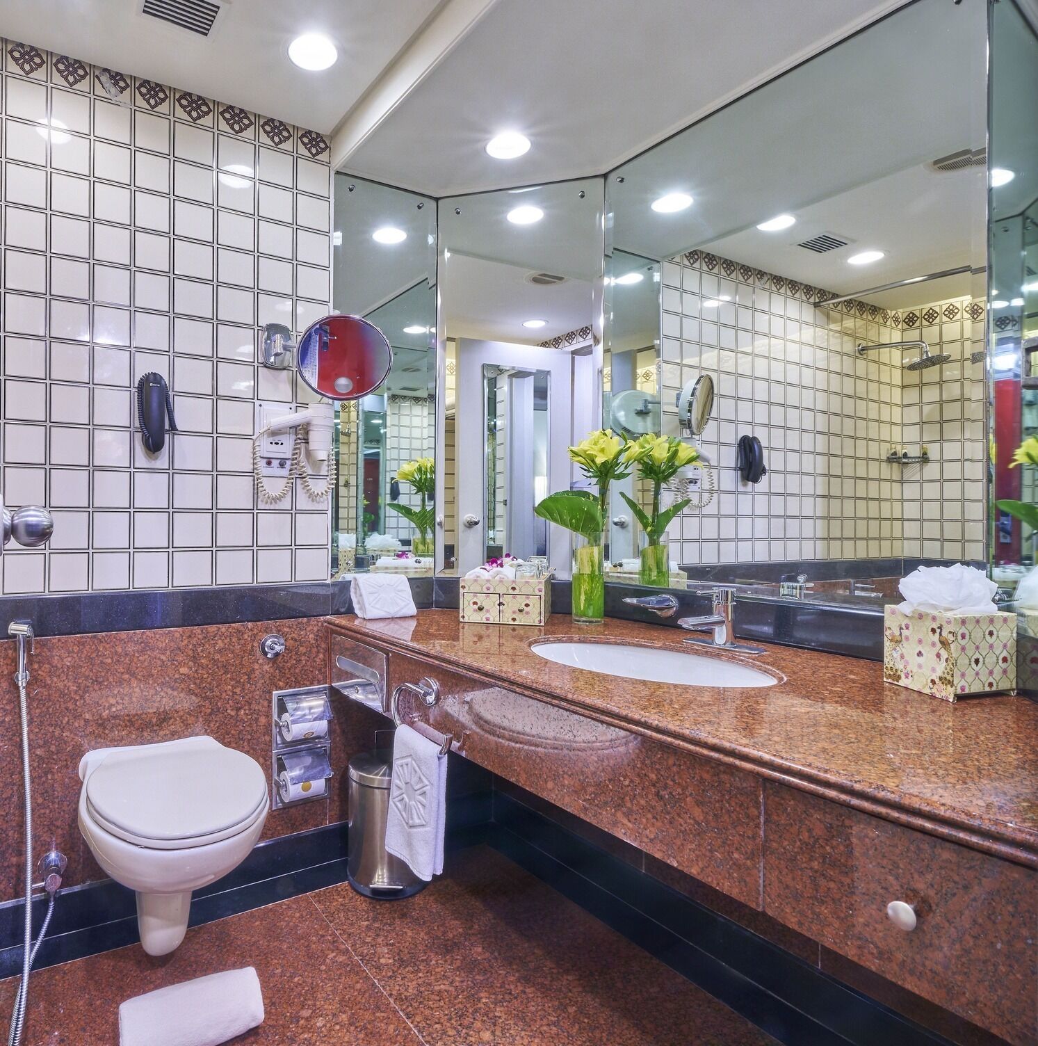 premium suite, 1 bedroom | bathroom | shower, designer toiletries, hair dryer, bathrobes