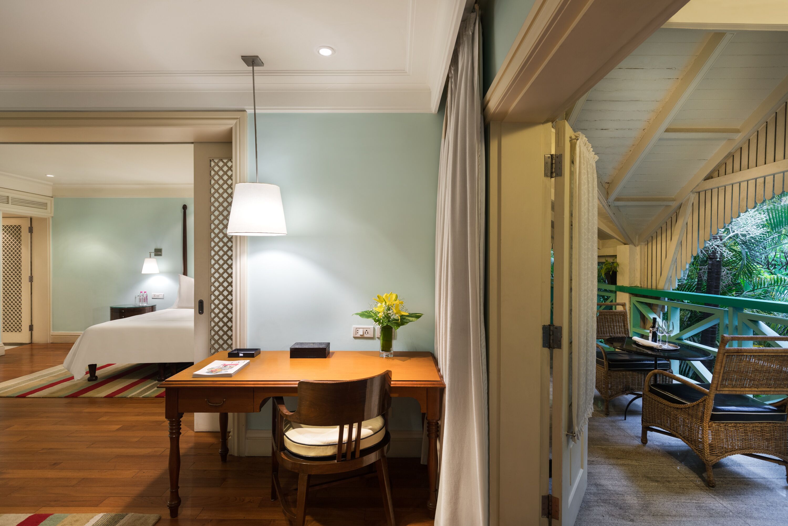 ห้องเอ็กเซกคิวทีฟสวีท, 1 ห้องนอน, วิวสวน | วิวสวน