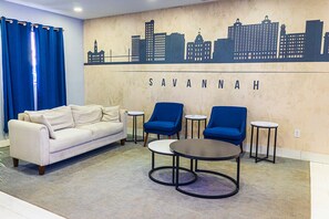 Sala de estar en el lobby