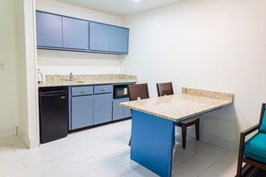 Microwave, coffee/tea maker