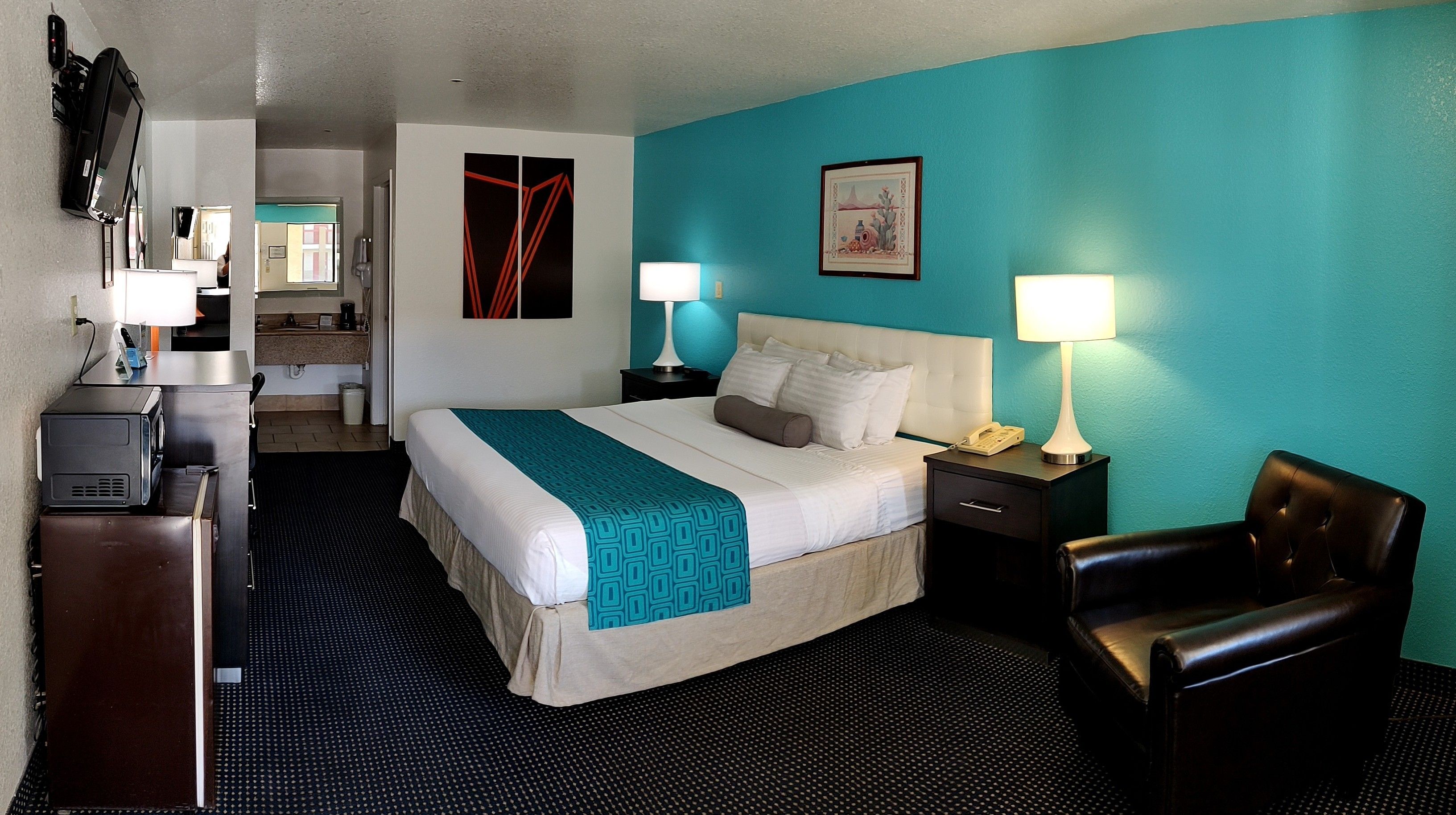 1 bedroom, premium bedding, desk, iron/ironing board