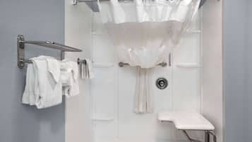 Room, 1 King Bed, Accessible, Non Smoking (Mobility Accessible) | Bathroom