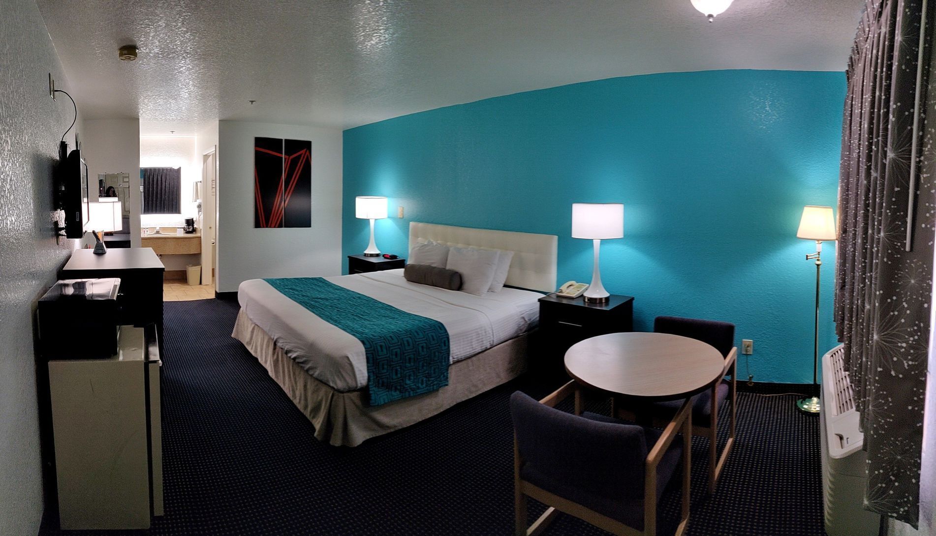 1 bedroom, premium bedding, desk, iron/ironing board