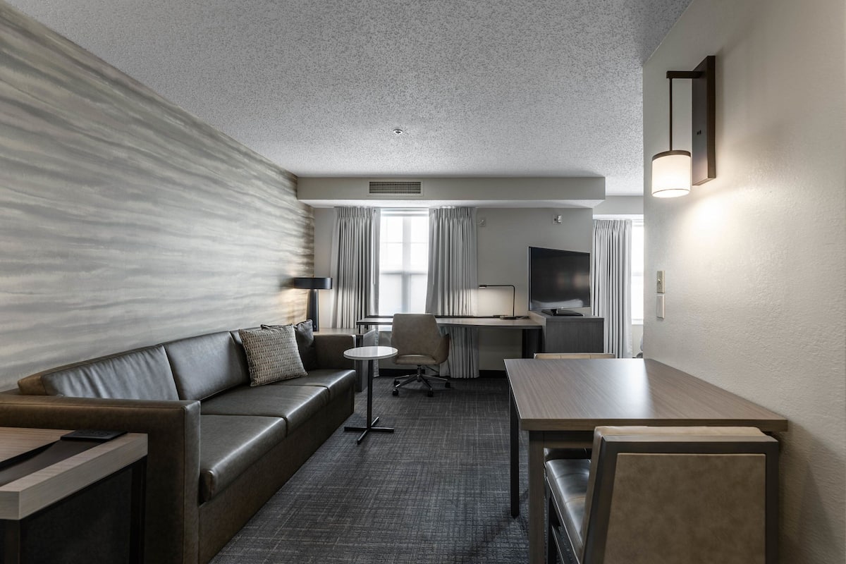 Studio, 1 King Bed with Sofa bed | Living room