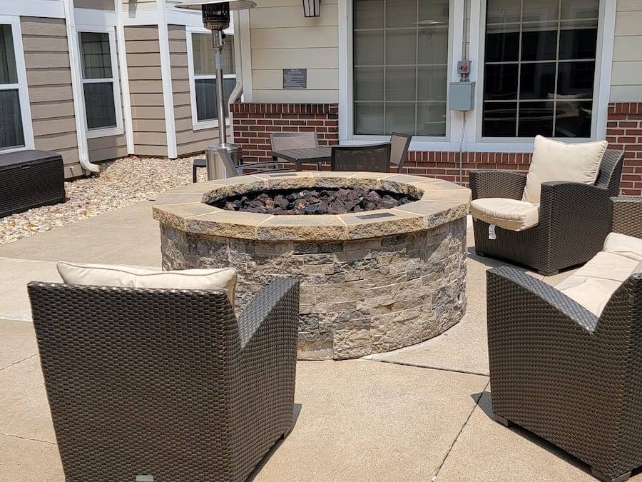 Aire de pique-nique/barbecue