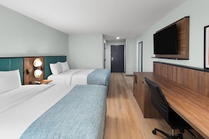 Room, 2 Queen Beds, Non Smoking | In-room safe, desk, laptop workspace, soundproofing - Wingate by Wyndham Augusta I-20 (Augusta)