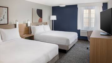 Room, 2 Queen Beds | Iron/ironing board, free cribs/infant beds, free WiFi, bed sheets