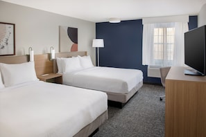 Room, 2 Queen Beds | Iron/ironing board, free cribs/infant beds, free WiFi, bed sheets