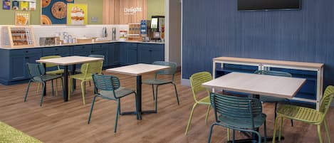 Free daily buffet breakfast