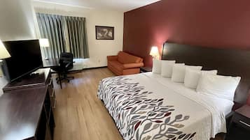 Down comforters, in-room safe, blackout drapes, iron/ironing board