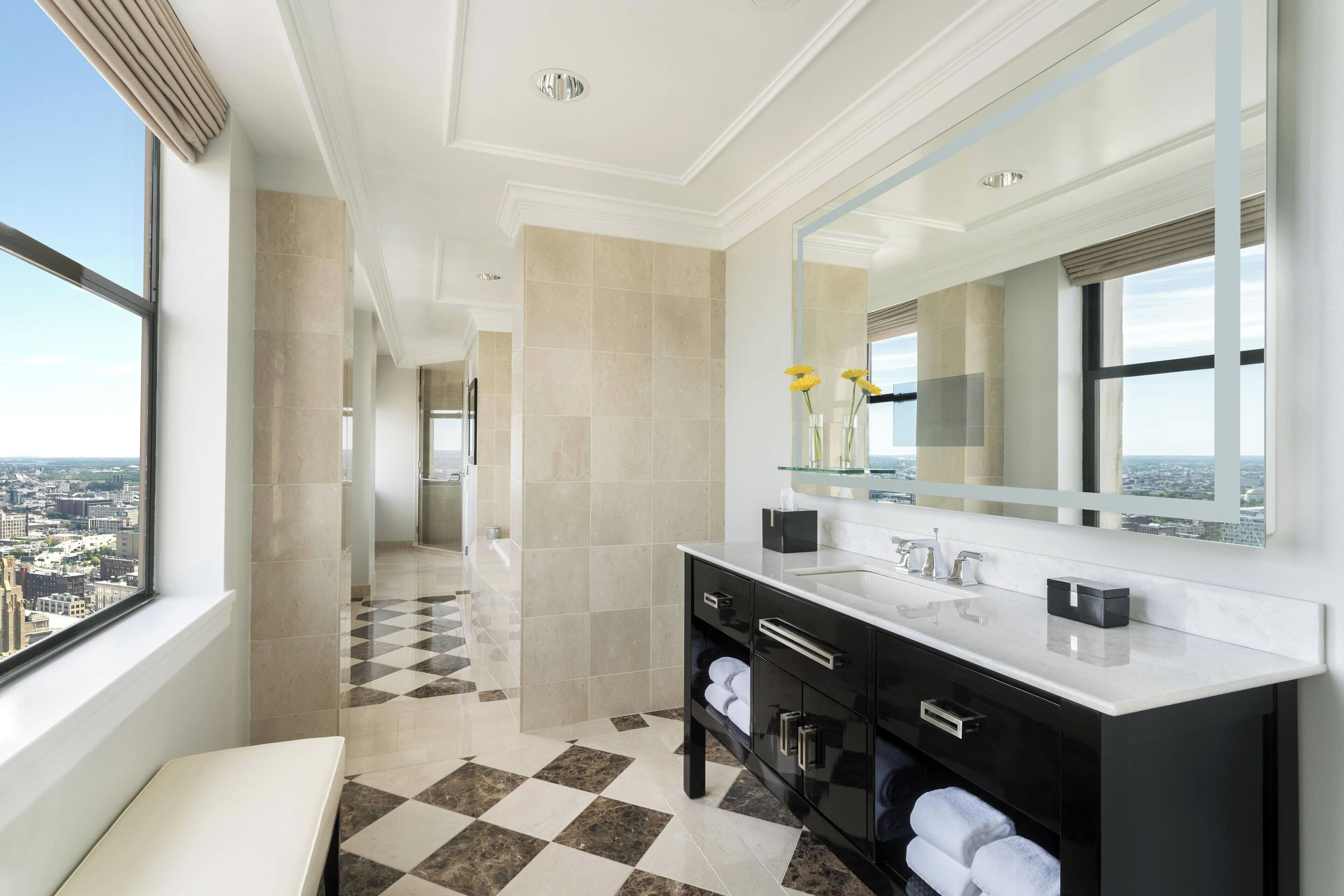 penthouse, club lounge access | bathroom | separate bathtub and shower, designer toiletries, hair dryer, bathrobes
