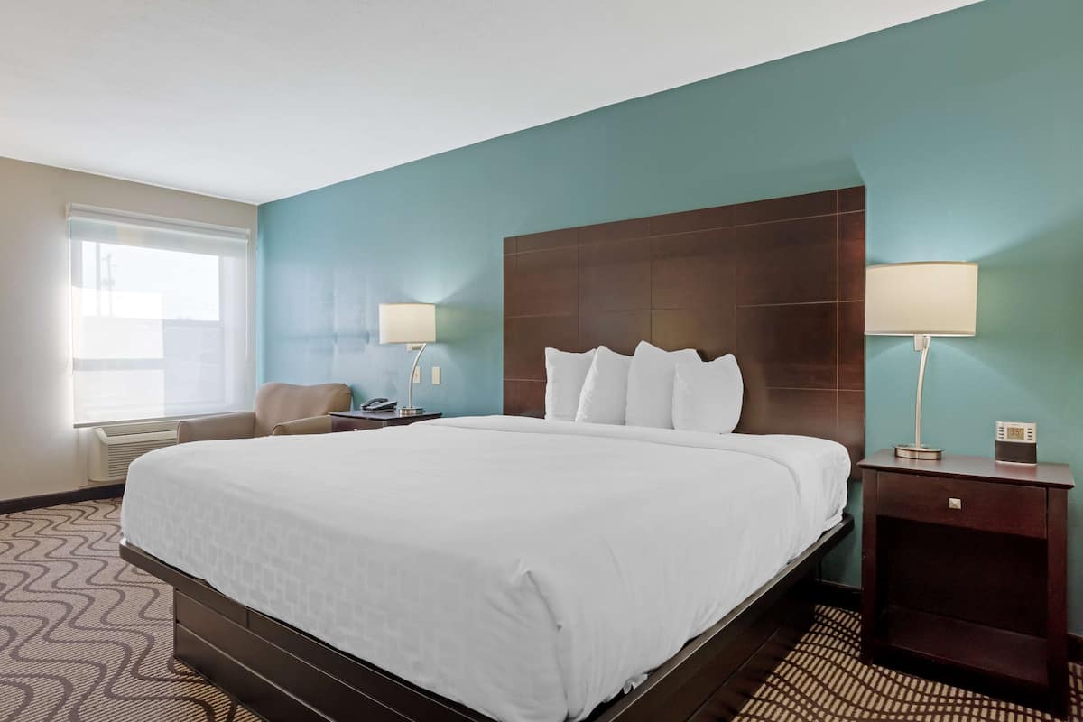 Standard Room, 1 King Bed, Accessible, Bathtub | Pillowtop beds, desk, laptop workspace, iron/ironing board