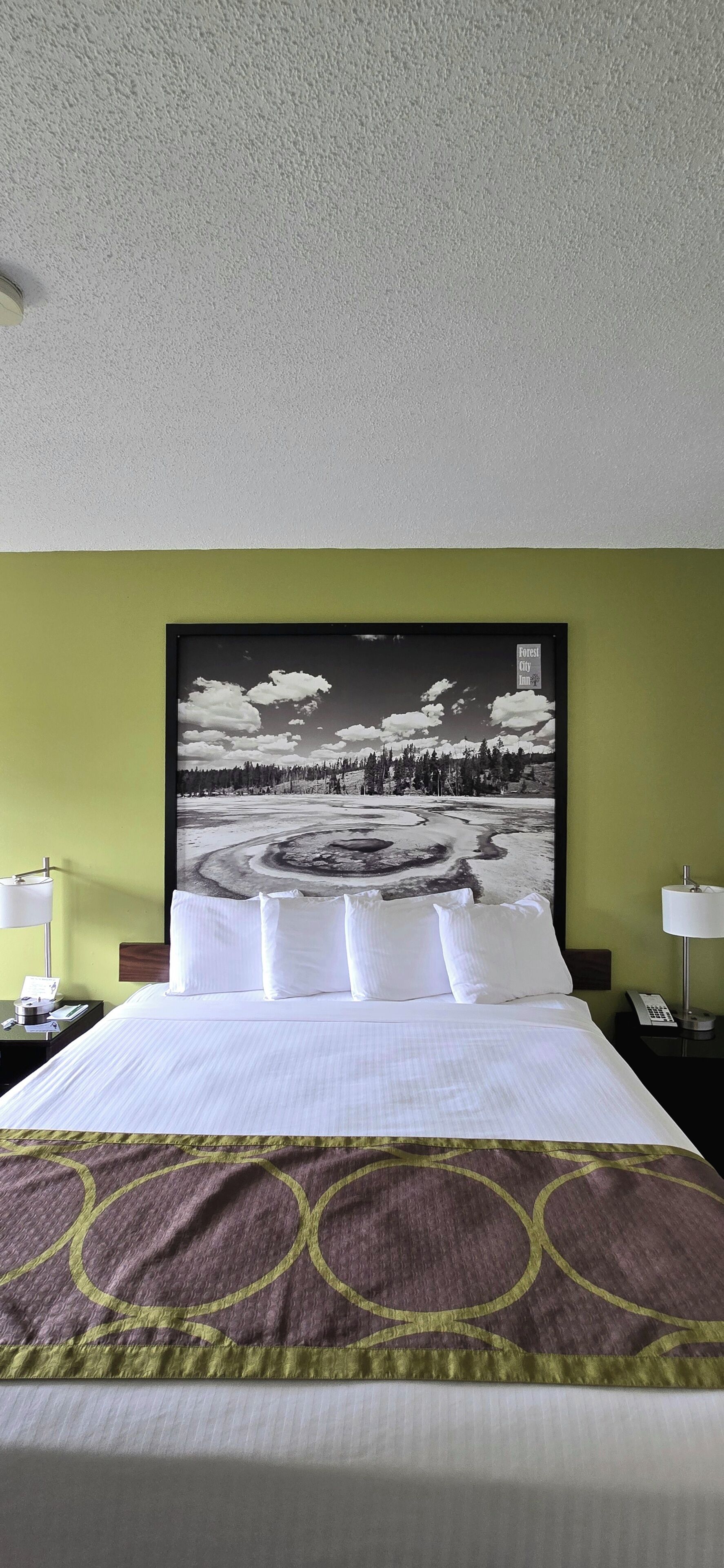 Room, 1 King Bed, Accessible, Non Smoking | Desk, WiFi (free), bed sheets