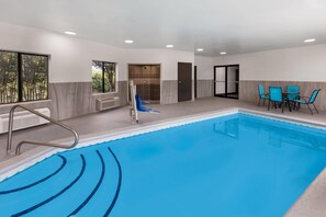 Indoor pool, open 2:00 PM to 9:00 PM, free cabanas, pool umbrellas - Days Inn by Wyndham McDonough (McDonough)