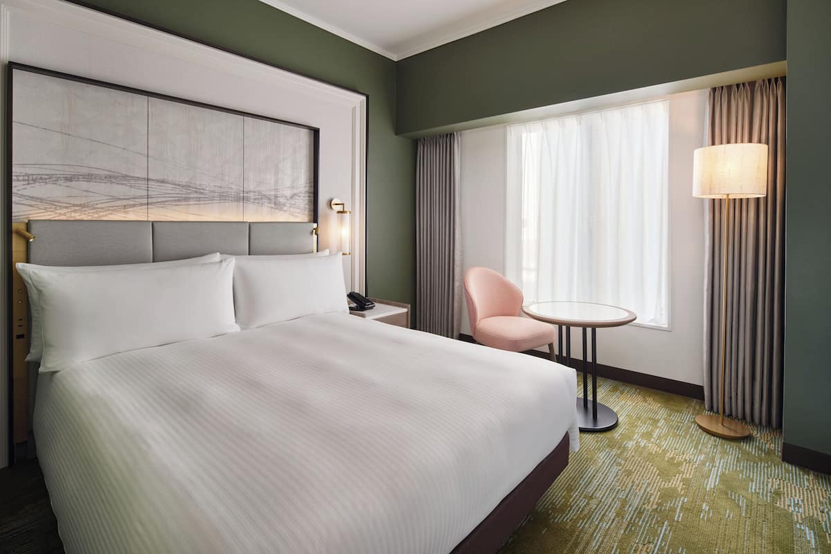 Down comforters, minibar, in-room safe, blackout drapes