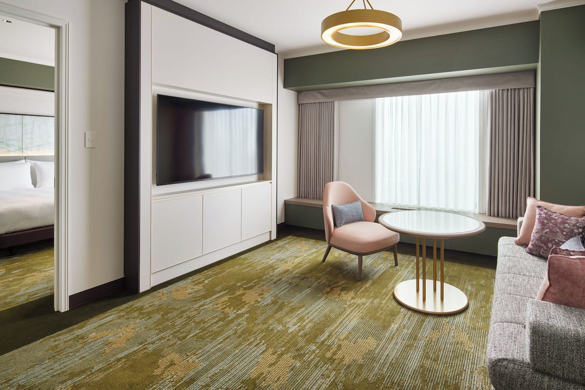 Suite, 1 King Bed | Down comforters, minibar, in-room safe, blackout drapes