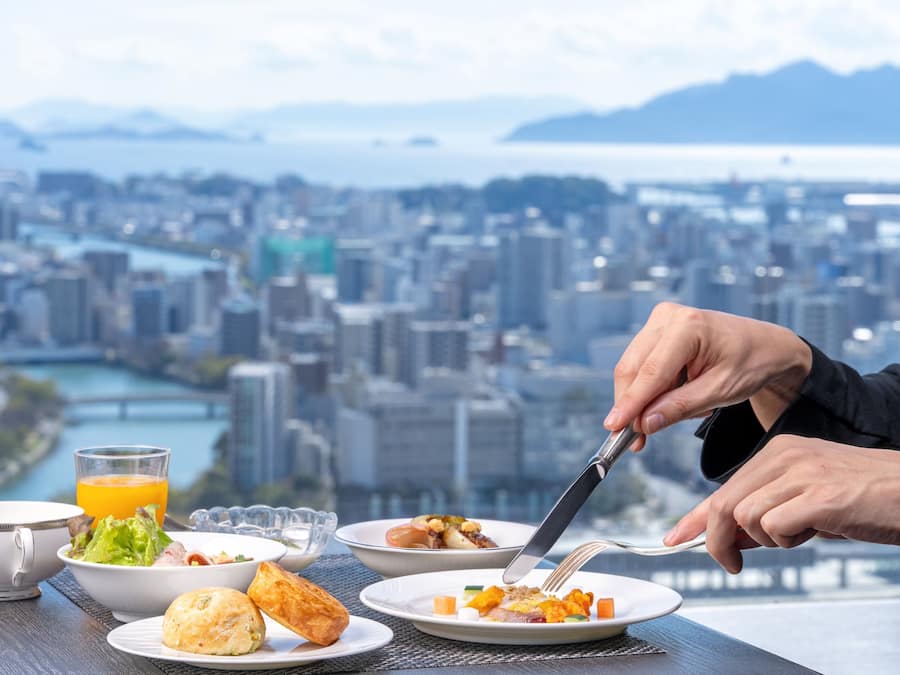 Daily buffet breakfast for a fee