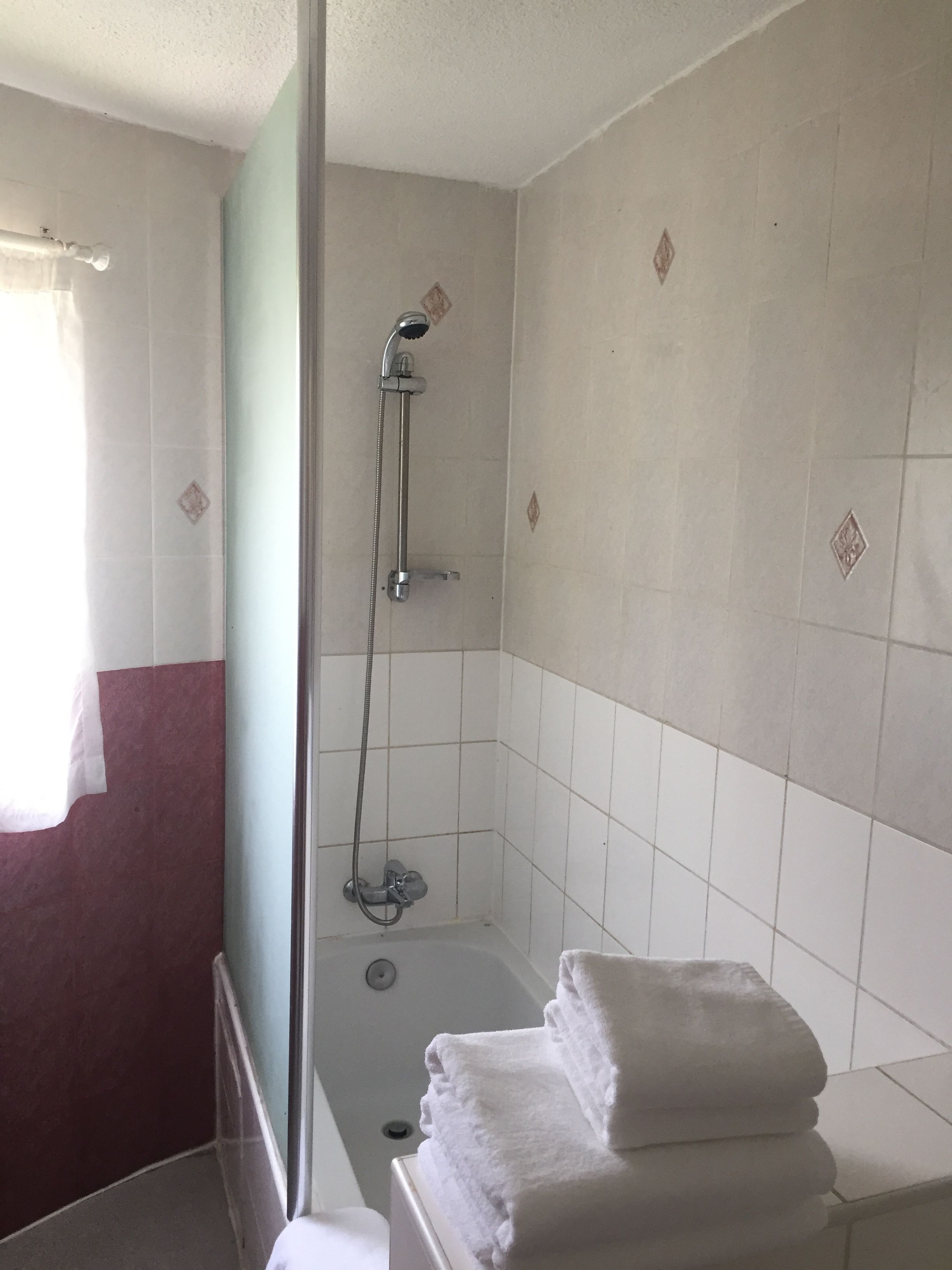 Dusj på badet