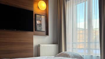 Sistema de insonorización, wifi gratis y ropa de cama