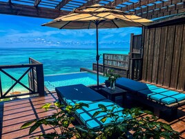 Casa de campo (Sunset, Plunge Pool) | Roupas de cama de algodão egípcio, edredons de pluma