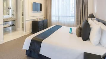 Chambre Exécutive | Literie de qualité supérieure, coffres-forts dans les chambres, bureau