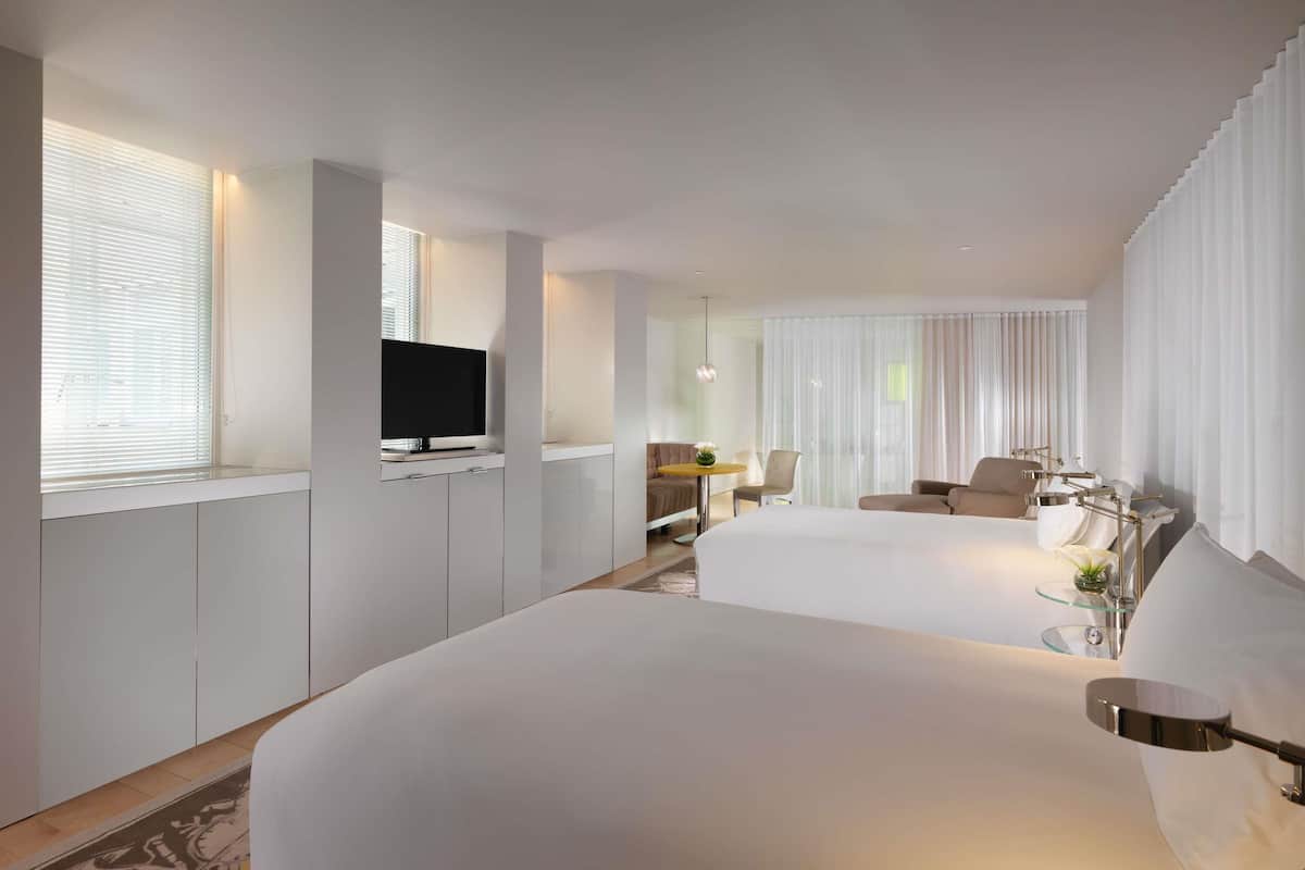 套房 (Loft) | 高档床上用品、迷你吧、客房内保险箱、办公桌