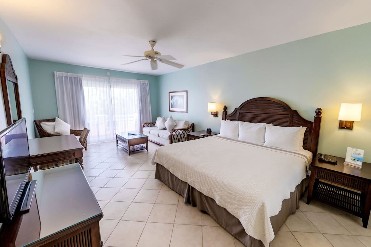 Habitación estándar, 1 cama de matrimonio, no fumadores, vistas al jardín | 1 dormitorio, ropa de cama de alta calidad, caja fuerte