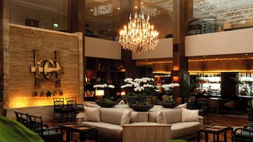 Sala de estar en el lobby