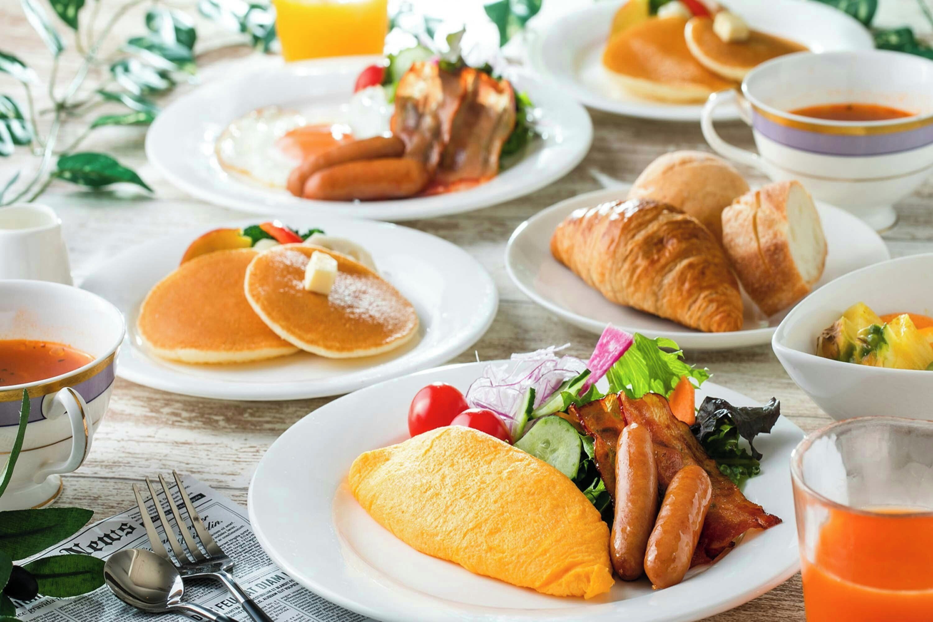 Daily buffet breakfast for a fee