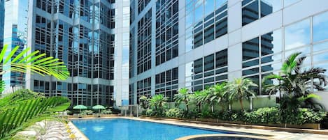 Seasonal outdoor pool