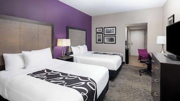 Pillow-top beds, in-room safe, desk, laptop workspace