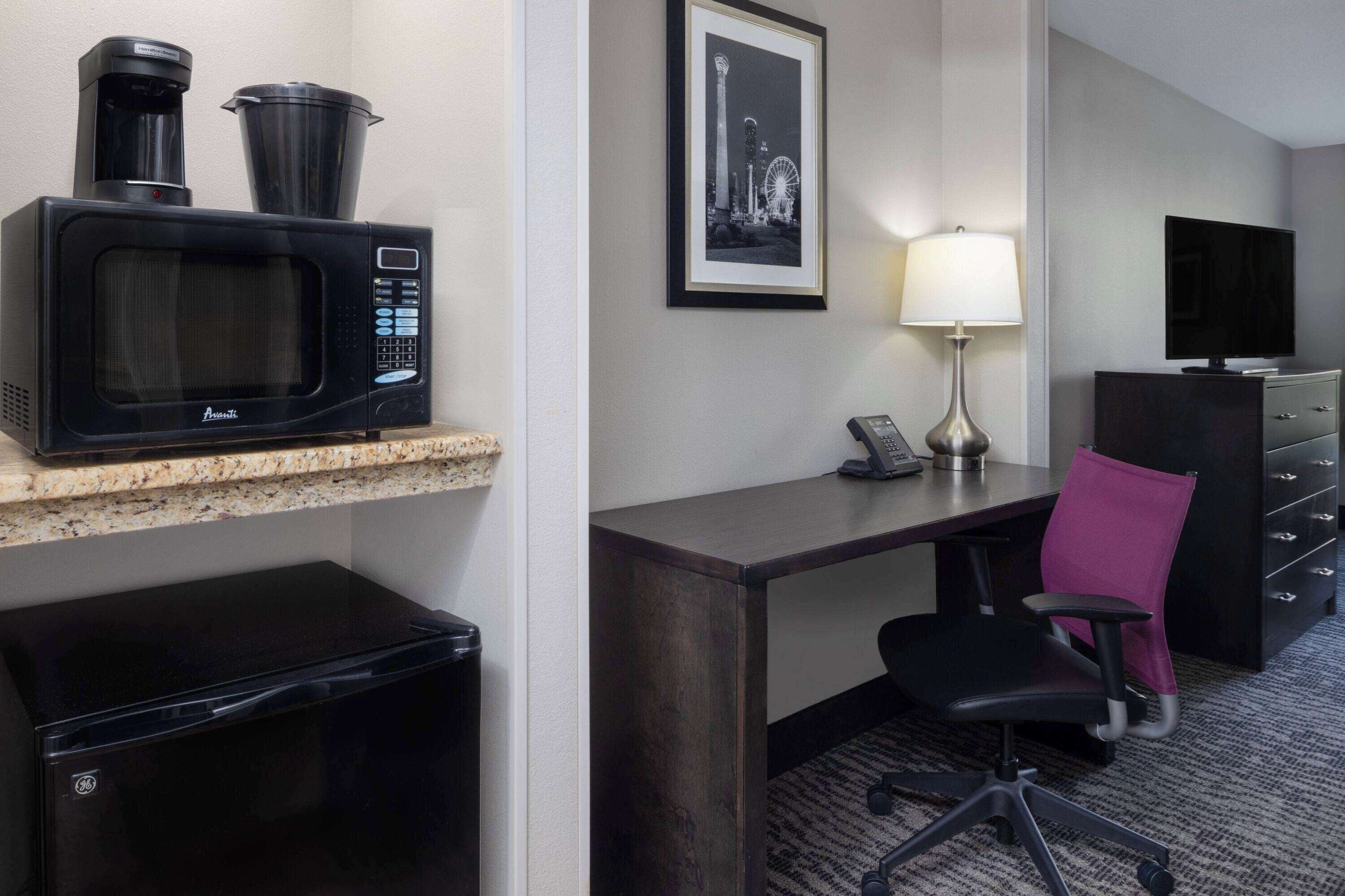 pillow-top beds, in-room safe, desk, laptop workspace