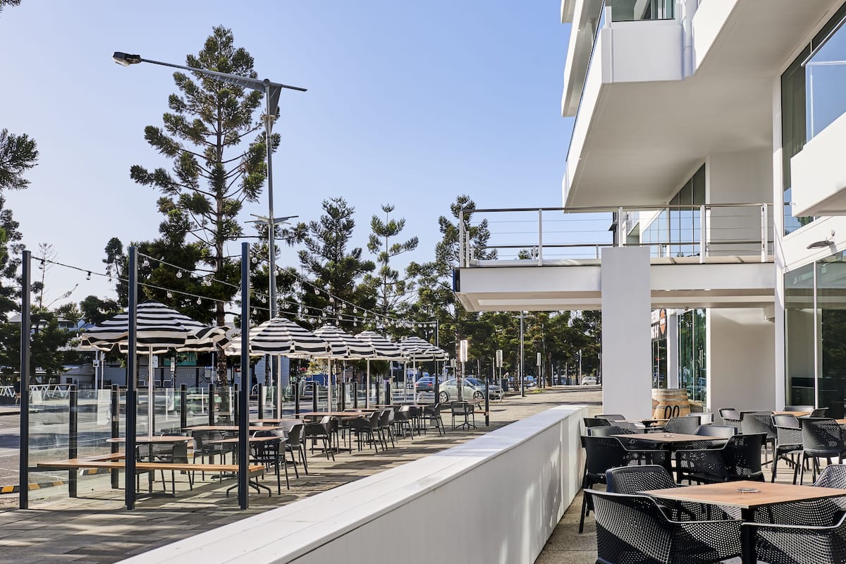 breakfast, lunch, dinner served; beach views