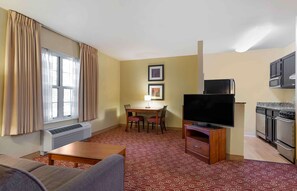 Suite, 1 Bedroom, Non Smoking | Hypo-allergenic bedding, in-room safe, desk, laptop workspace