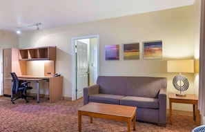 Suite, 1 Bedroom, Non Smoking | Hypo-allergenic bedding, in-room safe, desk, laptop workspace