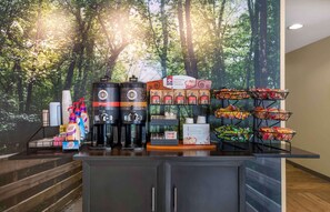 Free daily on-the-go breakfast 
