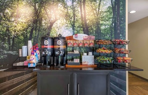 Free daily on-the-go breakfast