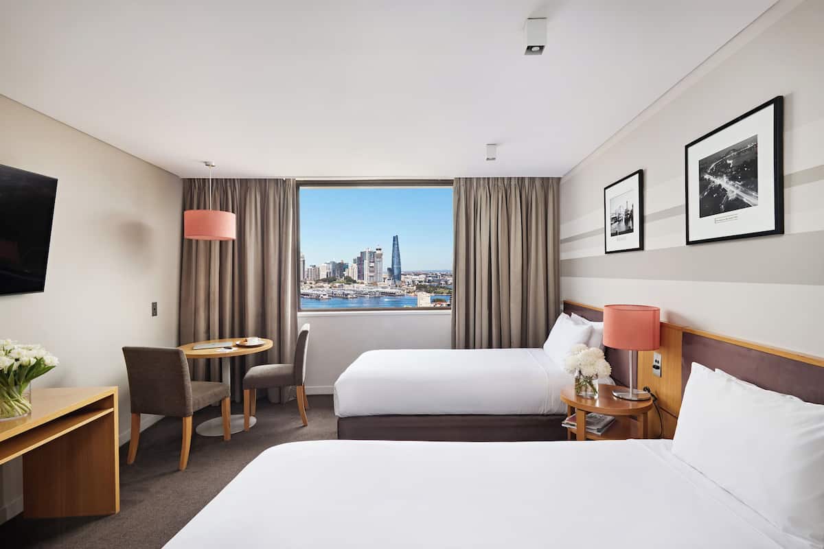 skyline twin room | view from room