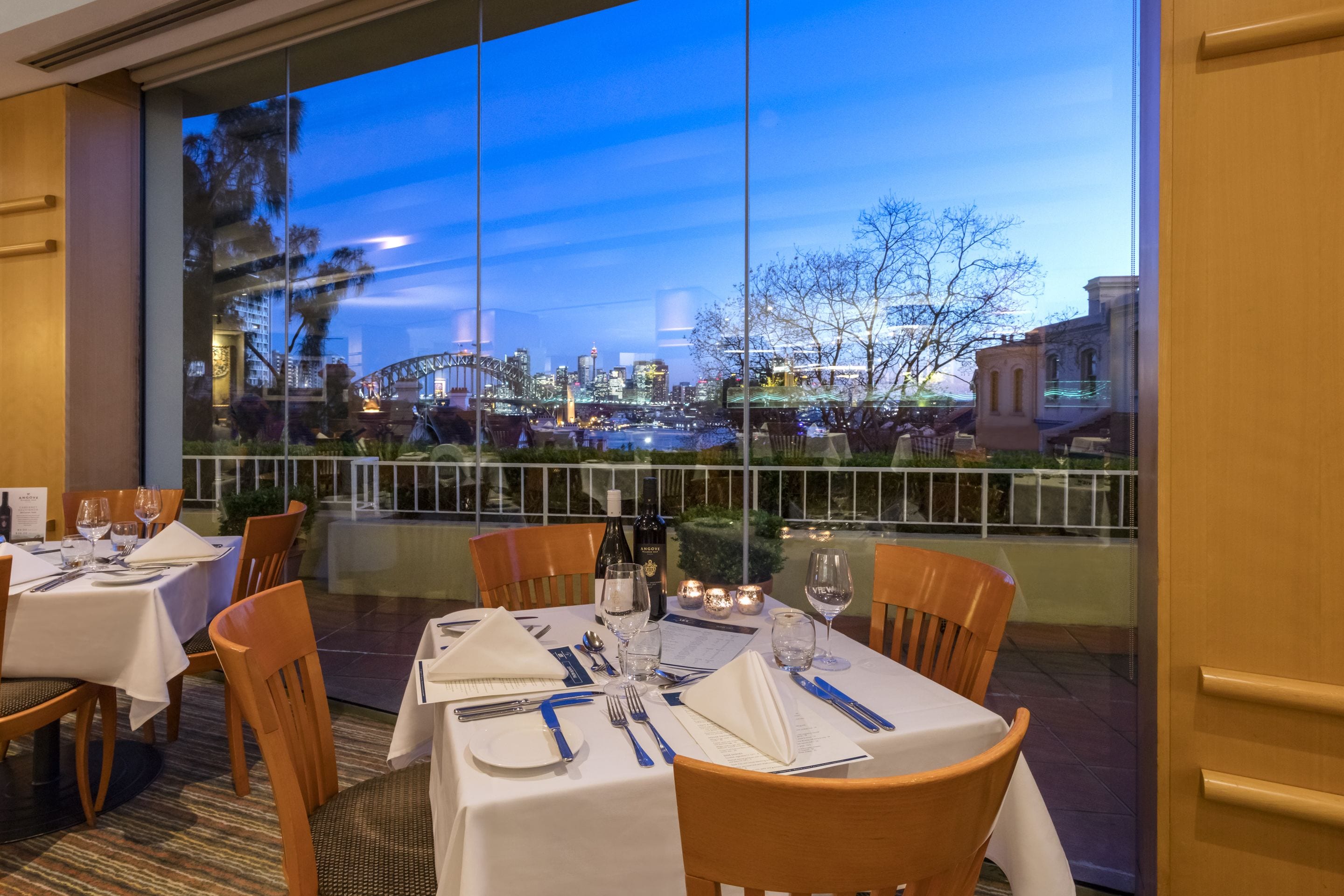 Breakfast, lunch and dinner served