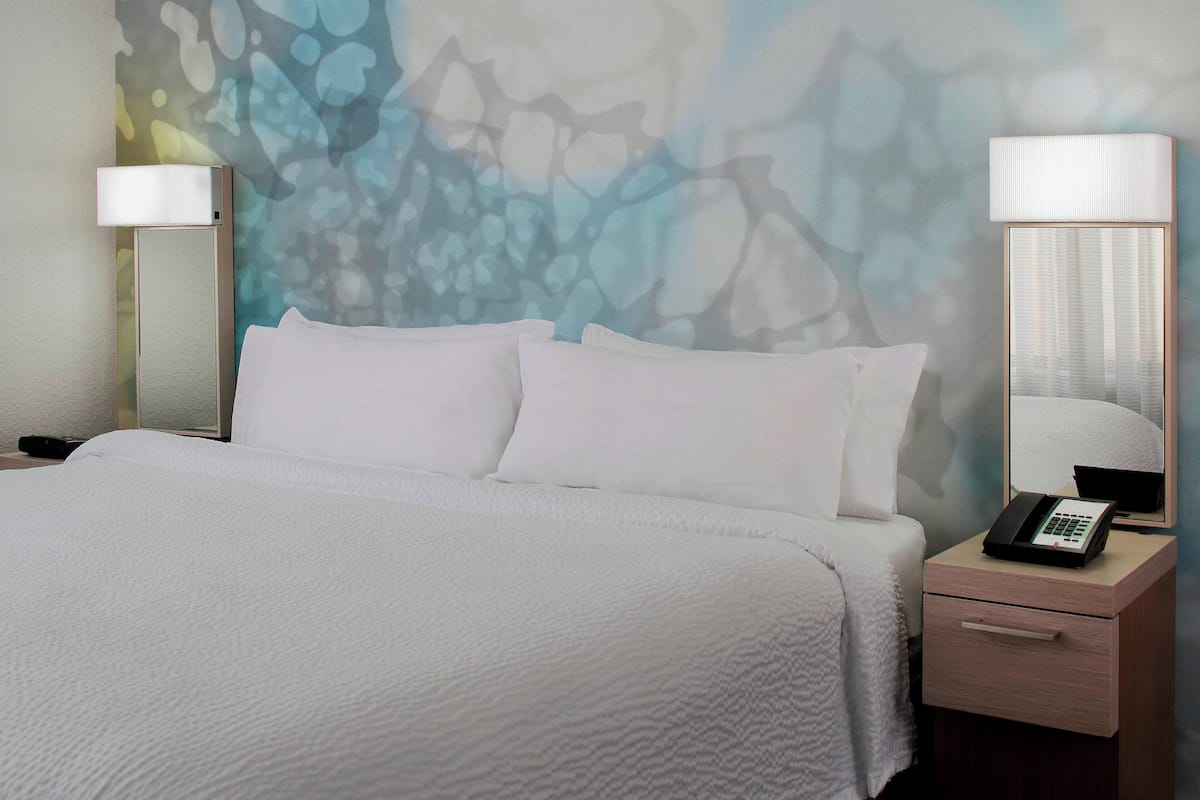 1 bedroom, premium bedding, desk, blackout drapes