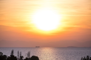 Vue sur la plage/l’océan