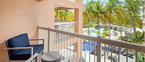 Room, 2 Queen Beds, Balcony, Pool View | Balcony view