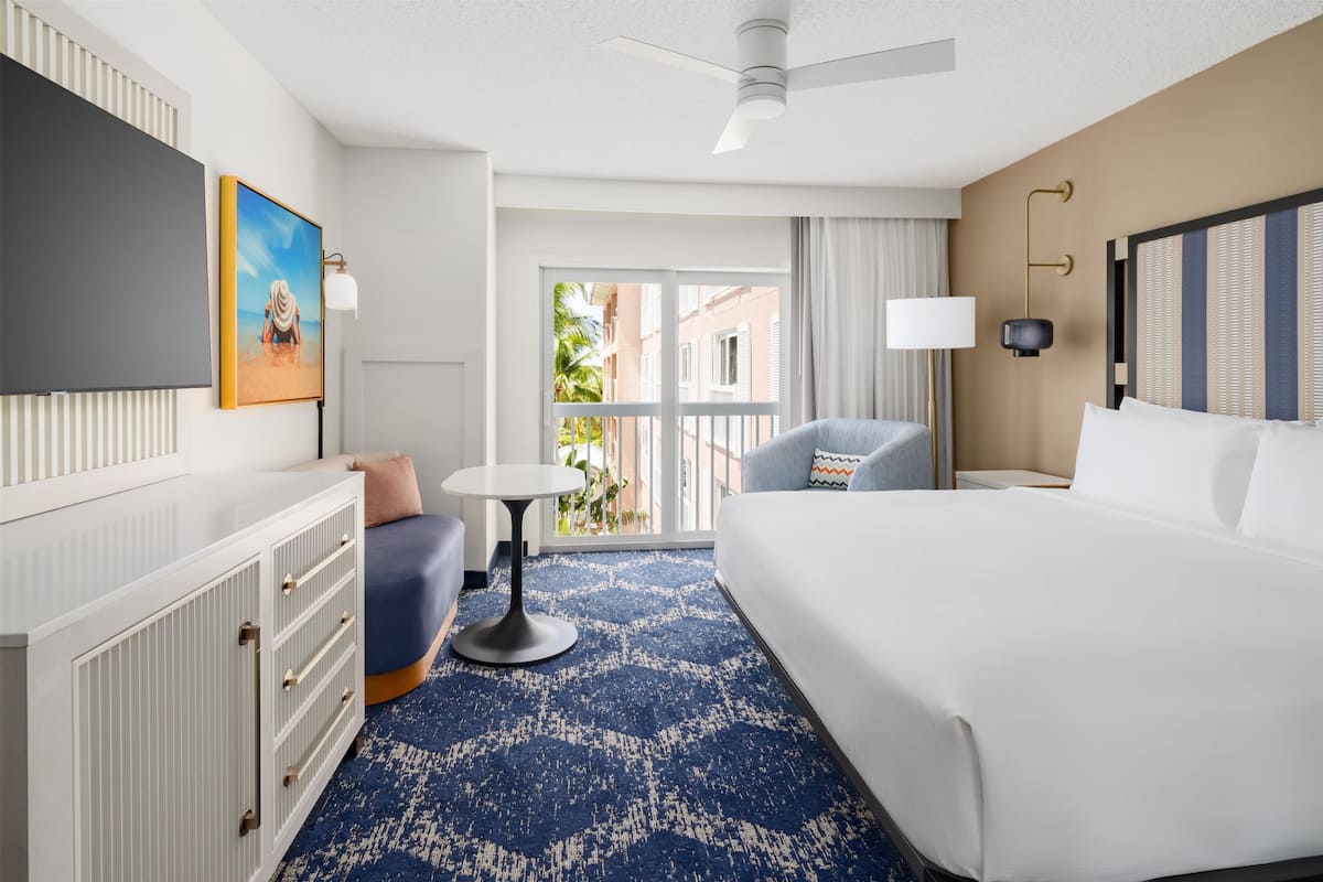 Premium bedding, down duvets, in-room safe, desk