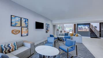 Coin salon dans le hall