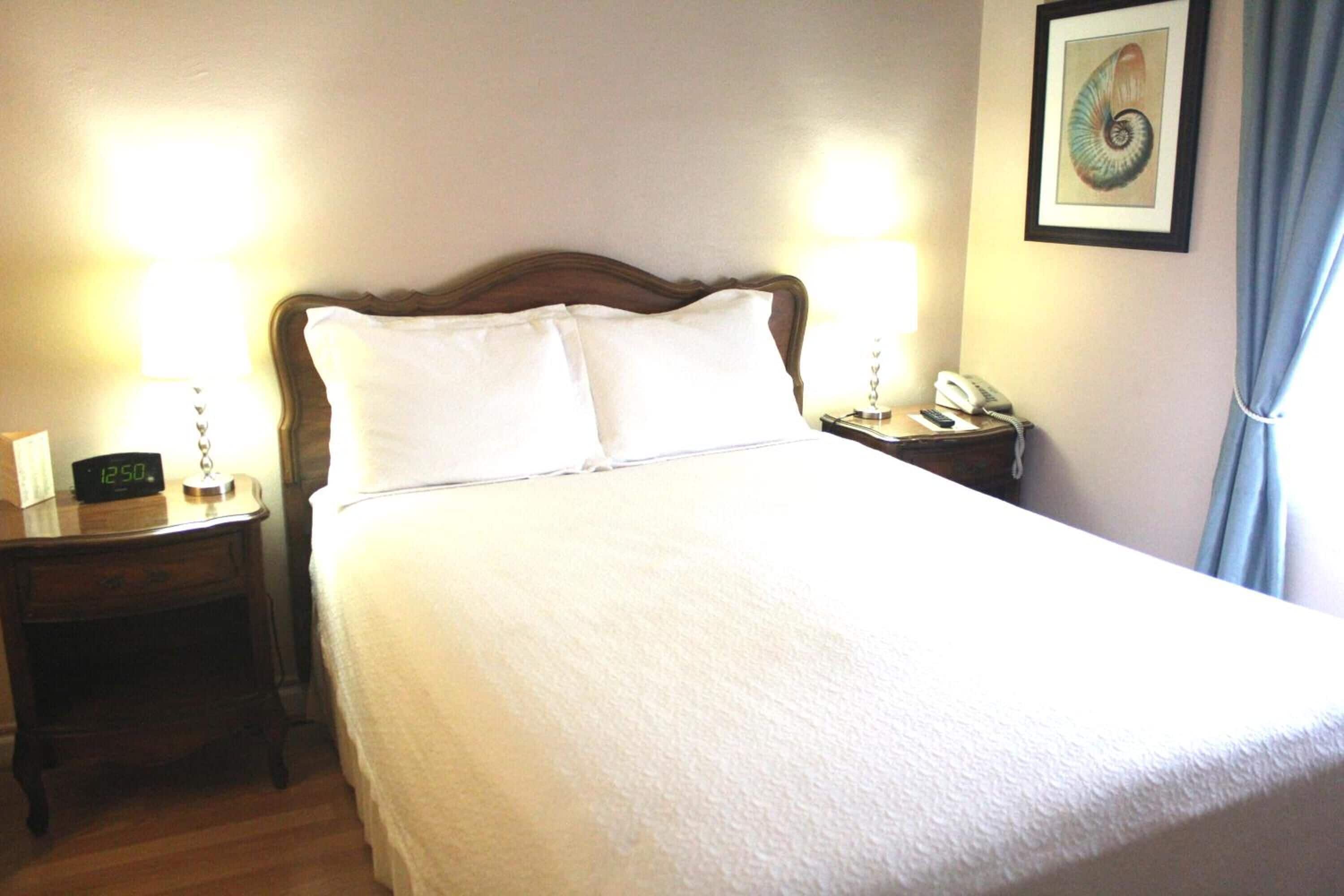 individually decorated, individually furnished, iron/ironing board