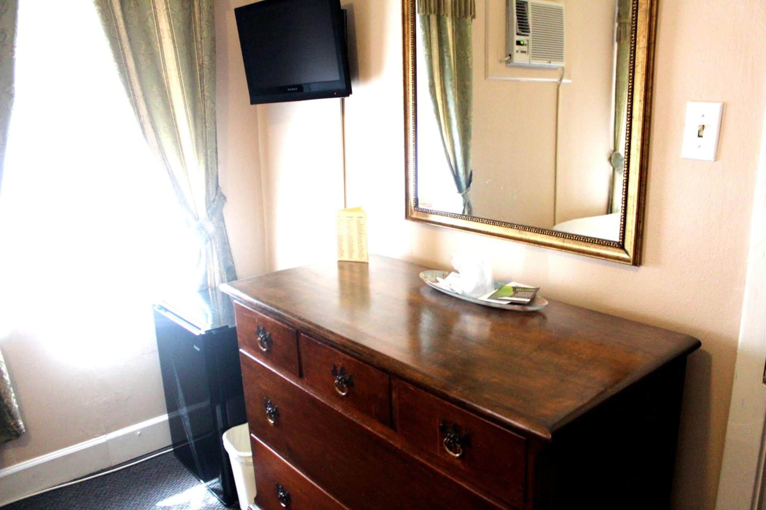 individually decorated, individually furnished, iron/ironing board