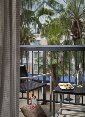 Studio, 2 Double Beds, Non Smoking, Balcony (Balcony) | 1 bedroom, desk, blackout drapes, iron/ironing board