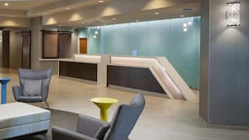 Mostrador para check-in y check-out