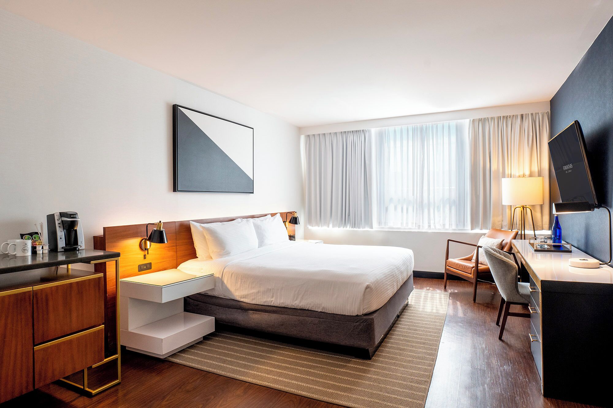 In-room safe, desk, blackout drapes, iron/ironing board